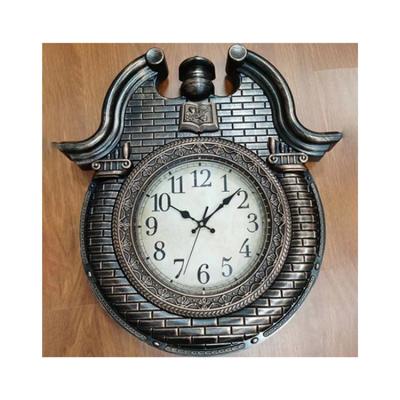 China Supplier Antique Factory Style Digital Plastic Roman Numerals Quartz Wall Clock Old Style For Home Decoration for sale