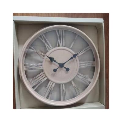 China Nordic Home Decor 3d Roma Numbers 40cm Antique Style Vintage Series Shaped Quartz Wall Clocks For Living Room for sale