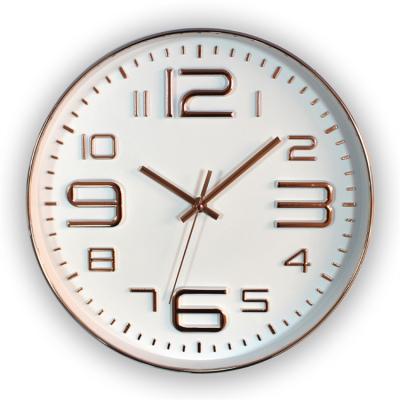 China Simple design minimalist quartz silent movement around fashion modern home wall clock decorative clock wall for sale