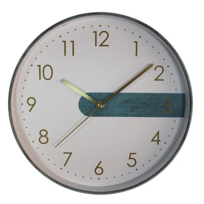 China Rustic cheap wall clocks wholesale modern home decoration around simple silent small wall clock manufacturer for sale