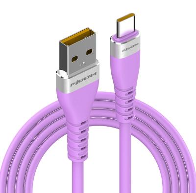 China Type-C Data Cable Type Type-C 5A Mobile Phone Charger Data Silicone 071CG USB C Cable Fast Charging Flexible Cord For Samsung Xiaomi Android for sale