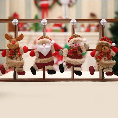 China Christmast Ornament 2021New Christmas Tree Accessories Christmas Figurines Decorations Dancing Cloth Puppet Pendants Small Gifts for sale