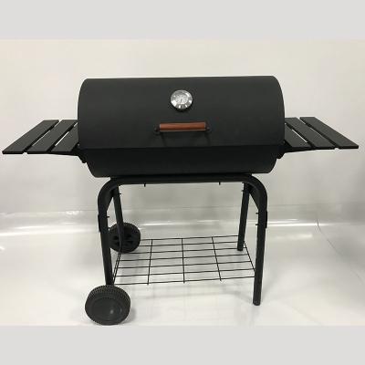 China Easily Assembled Portable Charcoal Barrel Grill Hot Sale Camping BBQ Charcoal Grill New for sale