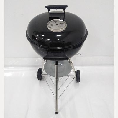 China Easily Assembled Outdoor Garden Family BBQ Grill 18.5 Inch Wheel Kettle BBQ Grill Charcoal Steel New for sale