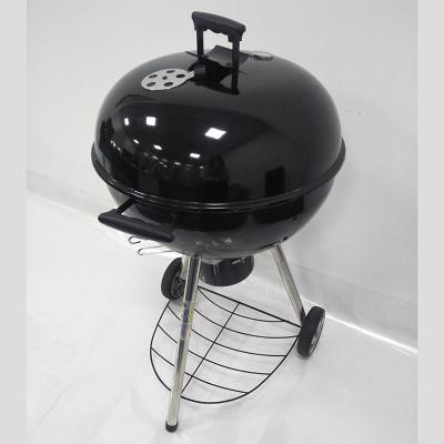 China Easily Assembled Outdoor BBQ Trolley BBQ Grill Charcoal Kettle with Wheel BBQ Grill New for sale