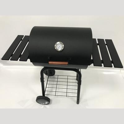 China Easily Assembled Large Outdoor Charcoal In The Garden Barrel Drum BBQ Grill Outdoor Patio Smoker BBQ Grill New for sale