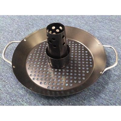 China Hot Selling Easily Cleaned Metal Grill Griddle With New Oil Cup for sale