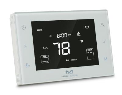 China MCOHome WiFi Thermostat MH6-HP-WF Programmable Regular Heat Pump AC Thermostat MH6-HP-WF for sale