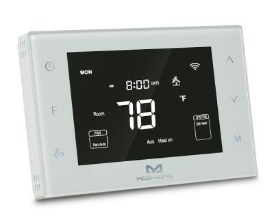 China Z-Wave Thermostat MCOHome MH6-HP Programmable Regular Heat Pump AC Thermostat USA MH6-HP for sale