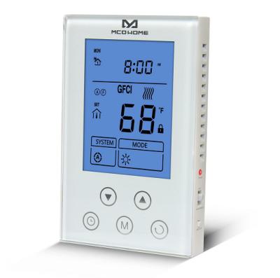 China MCOHome Z-Wave Thermostat MH4 Programmable Electric Heating Thermostat MH4 for sale