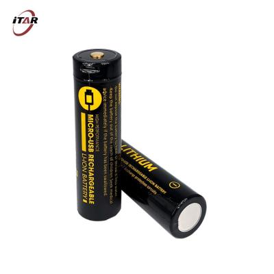 China USB C Li Ion Rechargeable Batteries 18650 3.7V 2600mAh voor Toortsen Te koop