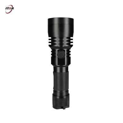 China 9W USB Rechargeable LED Torch White Laser Aluminum Alloy Material for sale