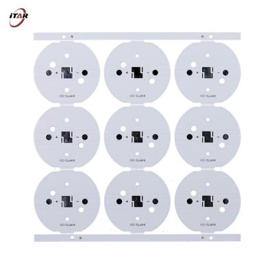 China 19W MCPCB LED Plate , LED PCB Board Thermal Coefficient Blue Black White Color for sale