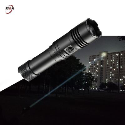 China Super Bright 1200M Thrower LEP 9W ard Anodized 2000 Lumens Tactical Rechargeable LED Flashlight for sale