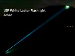 9W LEP White Laser Flashlight Tactical Rechargeable IP66 Waterproof