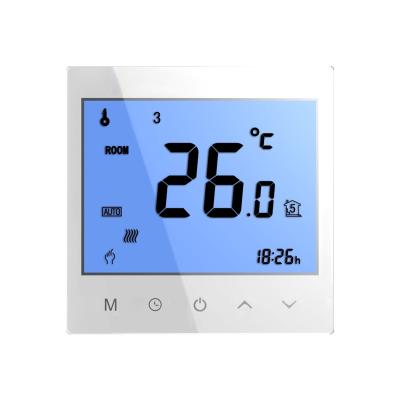 China Modern floor heating systems and cooling system 230V wifi thermostat for sale