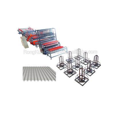 China Building Material Stores Commercial Galvanized Steel Welded Curved Wire Mesh 3d Fence Machine for sale