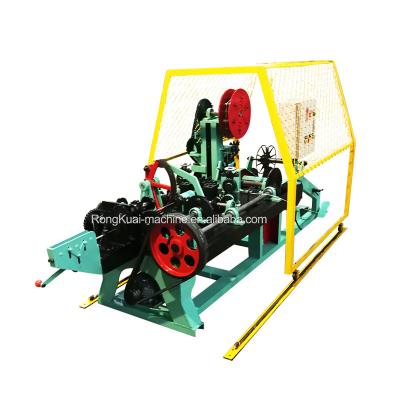 China Factory Full Automatic Galvanized Single Barbed Wire Making Machine for sale