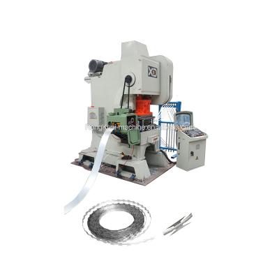 China Farms Lower Price Automatic CNC Razor Blade Barbed Wire Fence Making Machine for sale