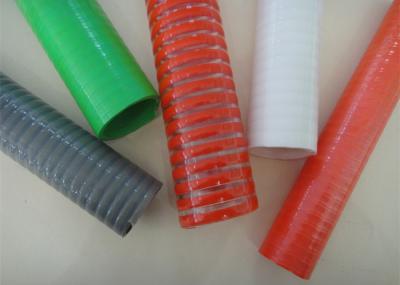 China PVC Corrugated Suction Hose , Flexible Vacuum Hose Free Sample Available for sale