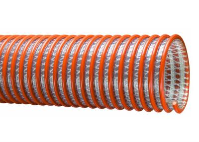 China Non Toxic PVC Spiral Hose Pipe , PVC Suction Discharge Hose / Pipe Weather Resistance for sale