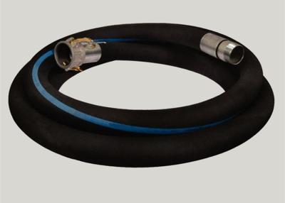 China Flange Joint Wire Reinforced Rubber Hose / Corrugated Suction Hose ISO 9001 Approved for sale