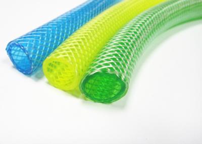 China Manguera trenzada clara flexible del PVC de la categoría alimenticia, resistente frío de la manguera trenzada del agua en venta