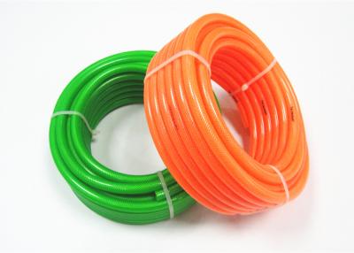 China Despeje la manguera trenzada Pvc reforzada, manguera trenzada plástica con resistencia plegable en venta