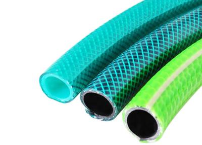 China Non Toxic Fiber Strength Garden Water Hose High Pressure Braided PVC Garden Hose for sale