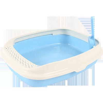 China China Best Sale 100% PP Cat Litter Box Sustainable Cat Dog Pet Toilet Professional Plastic Removable Toilet Factory Made for sale