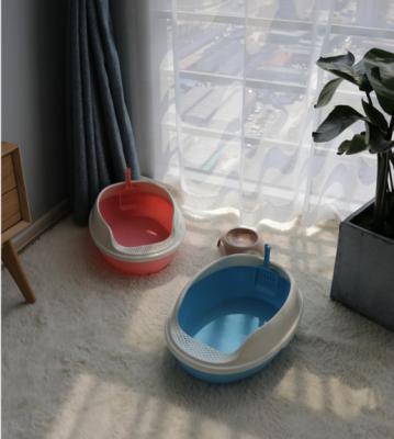 China Wholesale High Quality Viable Space Cat Toilet Box Training System Openned Indoor Design Pet Cat Toilet for sale