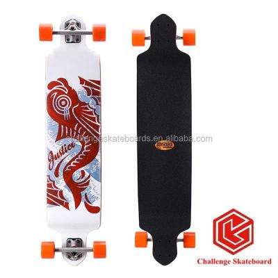 China Down-Low Complete Maple Longboard Skateboard for sale