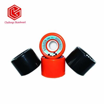 China New Super Wholesale Longboard PU Skateboard Wheel Longboard High Bound Wheel for sale