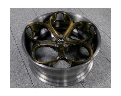 China High Performance Luxury Cars Wheels Forged 17-24 Inch T6061 One-Piece Hub Aluminum Car Forged Rims Alloy Wheels For HRE BMW for sale