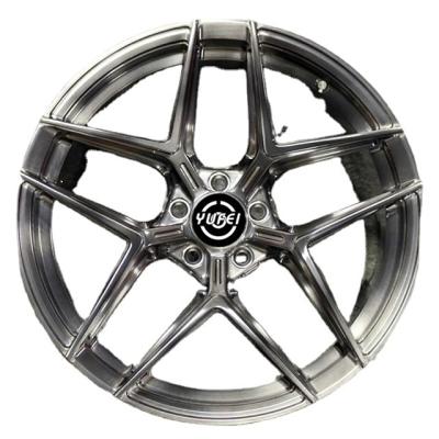 China Hot Sale T6 2021 6061 Aluminum Alloy Passenger Car Wheel 18-22 Inch Customized Aluminum Alloy Forged Rims For Benz for sale