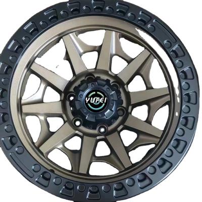 China 4X4 SUV Offroad Super Deep Concave Rims Customized With Bead Lock Matte Black Forged Car Wheels for sale