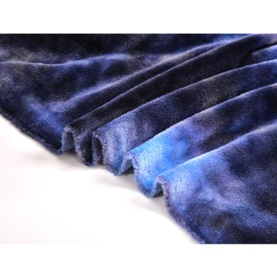 China Good Price Breathable Super Soft Fabric Bilateral Wholesale Tie Dyeing Fabric For Bed Sheets for sale