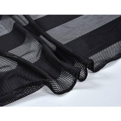 China Eyelet-Bird-eye Friendly Mesh Knit Fabric Wholesale Breathable Waterproof Skin Polyester Stretch Mesh Fabric net for sale