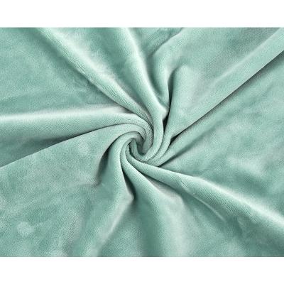 China Whosale Crystal Velvet Fabrics Breathable Chinese Polyester Factory Winter 100% Cotton Fabric for sale