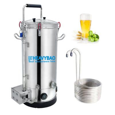 China Hotels Heavybao Commercial Electric Pot Stainless Steel Kettle Beer Maker Home Brewing Equipment for sale