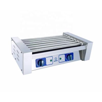 China Sausage Rolls Grill Hot Dog Electric Roll Hot Dog Roll 7 Roll Sausage Grill Cooker for sale