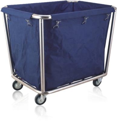 China Hotel Hotel Trolley Hospital Clean Linen Laundry with Wheels Clean Linen Cart with Removable Bag Wholesale for sale