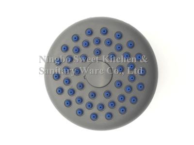 China ABS plastic material 3 inch round chrome plating shower head top shower rain shower india for sale