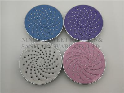 China ABS plastic material round spray painting shower head top shower rain shower colorful for sale