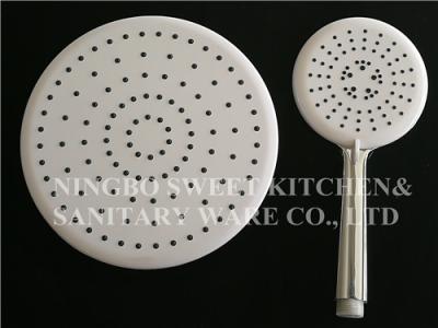 China chrome plating shower head hand shower set round overhead shower rain shower ABS material bathroom shower for sale