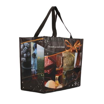 China Customized Folding Logo Printing Recyclable Non Woven Gift Shopping Bag With Zipper for sale