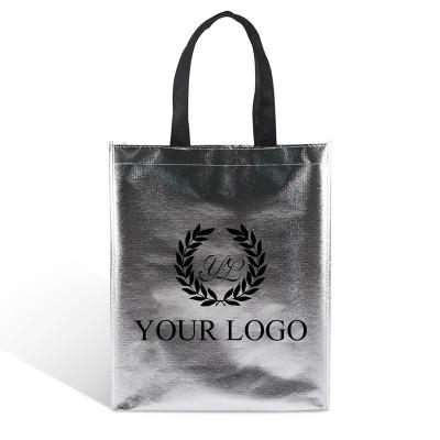 China Cheap Reusable Laminated Eco Friendly PP Non Woven Fabric Tote Bag Tote Shoulder Eco Friendly Shopping Bag for sale