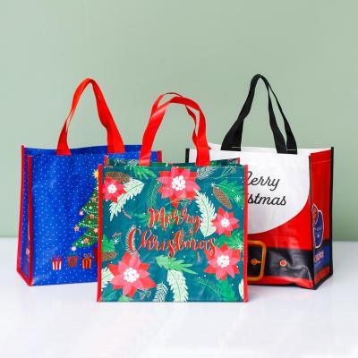 China High Quality Reusable Christmas Non Woven Packaging Bag Eco - Friendly For Shopping for sale