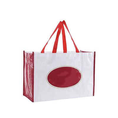 China Eco-friendly wholesale cheap wsahproof red reusable non woven shopping bag for sale