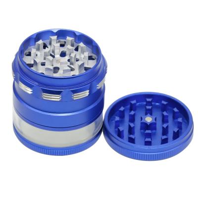 China Morden 63MM Aluminum Alloy Four-layer Smoke Grinder Multicolor Wholesale 55556 for sale